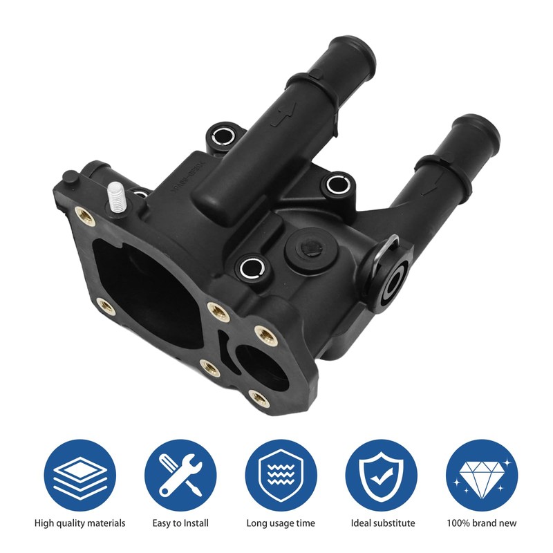 Hoypeyfiy Thermostat Housing Cover Base Replacement for Vauxhall Opel Astra