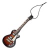 Miniature Electric Guitar Model Exquisite Wooden Guitar Ornament for Music