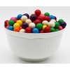 GumBalls Small Assorted 2.5 Pounds 608 pieces, Mini Rainbow Bubble