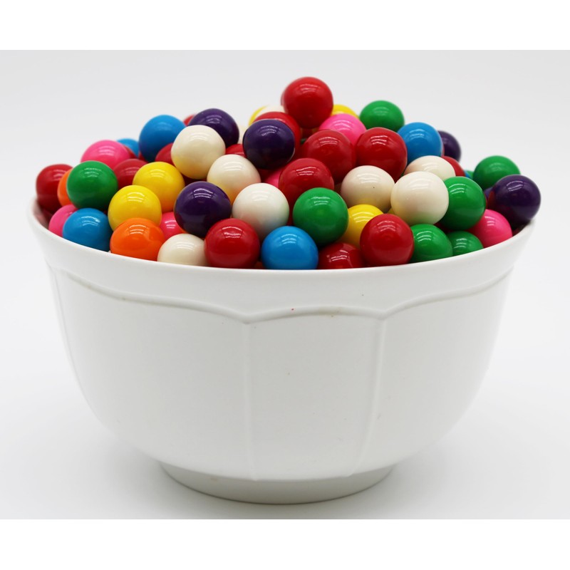 GumBalls Small Assorted 2.5 Pounds 608 pieces, Mini Rainbow Bubble