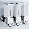 Manual Press Head Wall Mounted Soap Dispenser Shower Lotion Dispenser