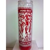 Lonely Sole (Anima Sola) 7 Day Unscented Red Candle in