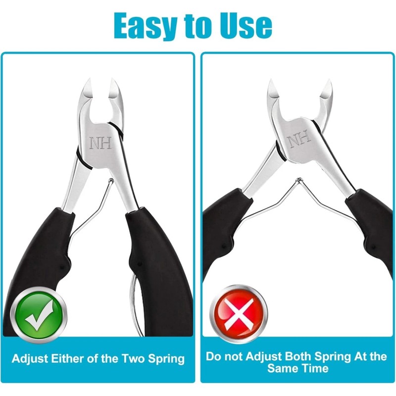 New Huing Podiatrist Toenail Clippers, Professional Thick & Ingrown Toe