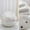 BORDEAG Shell Pearl Night Light Ceramic Shell Lamp Shell Pearl