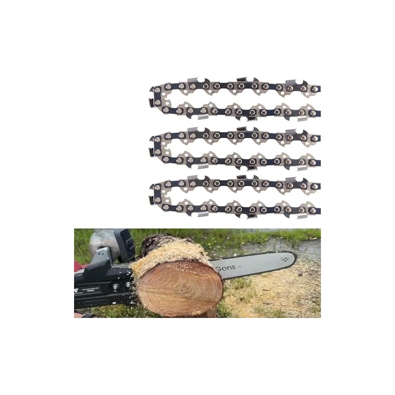 3-Pack 20 Inch Chainsaw Chain 325" Pitch .058" Gauge 76