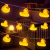 AceList 10 LED Yellow Duck String Lights for Kids Room