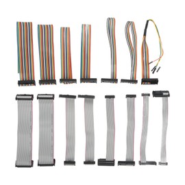 8pcs ECU Programmer Chip Tuning Tool Full Cable Set Wear Resistant Heatproof for KTAG V7.020 V2.25 Red PCB