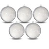 Acrylic Bauble A66805 Acrylic Diameter 8 cm Crystal Clear with