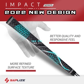 SAPLIZE 13 Golf Grips Standard Multi Compound Hybrid Golf Club Grips Black