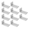 10PCS L Foot Solar Mount Aluminum Alloy Photovoltaic Panel Mounting