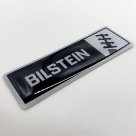 BILSTEIN Tail Plate 3, Monochrome, Height: Approx. 0.8 inches (20 mm), Width: Approx. 2.8 inches (70 mm), Back Sticker Paste Type BIL-TP3B