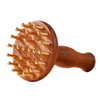FRCOLOR Sandalwood Brass Massage Comb Massage Tools Meridian Hair Care