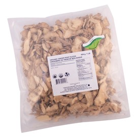 Splendor Garden Organic Ginger Root Slices - 454 g