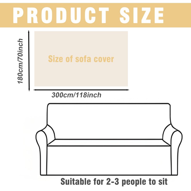 Sofa Cover for 2/3/4 Seater, Sofa Cover L Shape, Couch