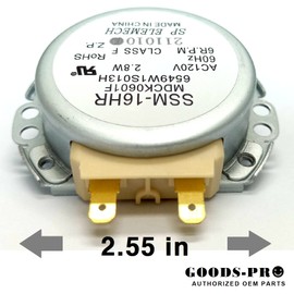 GOODS-PRO LG Electronics 6549W1S013H Microwave Oven Turntable Stirrer Motor SSM-16HR 6549W1S013H for LG & Kenmore Replaces 1352889 6549W1S013D AH3529216 EA3529216 PS3529216