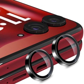 Cmiuubrer 1 Pack Camera Lens Frame for Motorola Razr Ultra 2025, 9H Glass Screen Protector Anti-Scratch, Tempered Glass Metal Individual Camera Cover Accessories for Motorola Razr Ultra 2025