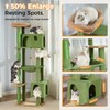 Meowrista Tall Cat Tree for Indoor Cat Large Adults 54”/72”