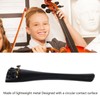 Cello Tailpiece with 4 Fine Tuners Adjustable Black Musical Instrument