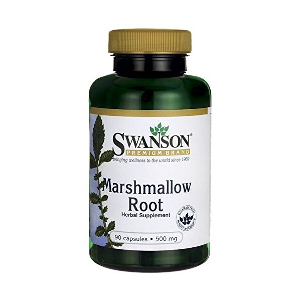 Swanson Marshmallow Root 500 Milligrams 90 Capsules