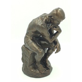 The Thinker Statue of Deep Contemplation by Rodin Large 10H Museum Replica