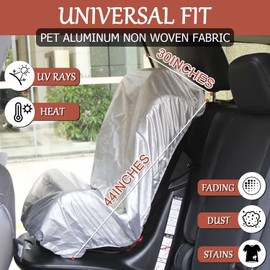Car Seat Sun Shade Cover, Infant Car Seats Heat Protector Keeps Your Toddler Baby Seat at a Cool Temperature, Covers and Blocks Out Heat & Sun, Reflective Baby Seat Covers for Car Seats