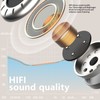 Wireless Open Ear Headbuds Waterproof Noise Canceling Bluetooth Headphone Built