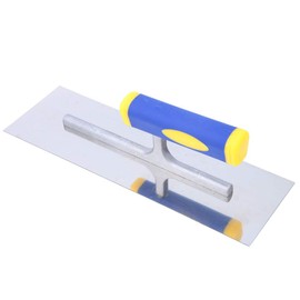 Skimming Trowel Plastering drywall trowel steel float trowel Trowel Professional Building Flooring Grout Tool Tile Flooring Grout Float Tiling Tool with Long Shank for Concrete Plaster Dry(300mm)