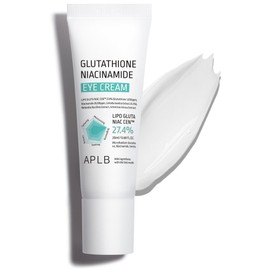 APLB- Crema para ojos con glutatión y niacinamida | LIPO GLUTA NIAC CEN™ 27,4% 0,68 FL.OZ/Cuidado de la piel coreano, Crema para ojos