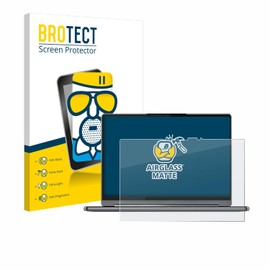 BROTECT Anti-Glare Protective Glass for Lenovo Yoga 9i Gen 9 2-in-1 14 Inch Protective Film Tempered Glass Matt [Extremely Scratch-Resistant 9H, Anti-Reflection]