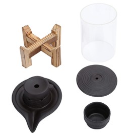 Pssopp Quemador de Incienso de Reflujo, Soporte de Incienso de Humo en Cascada, Quemador de Incienso Zen, Soporte de Incienso de Reflujo, Quemador de Conos de Incienso, Quemador de