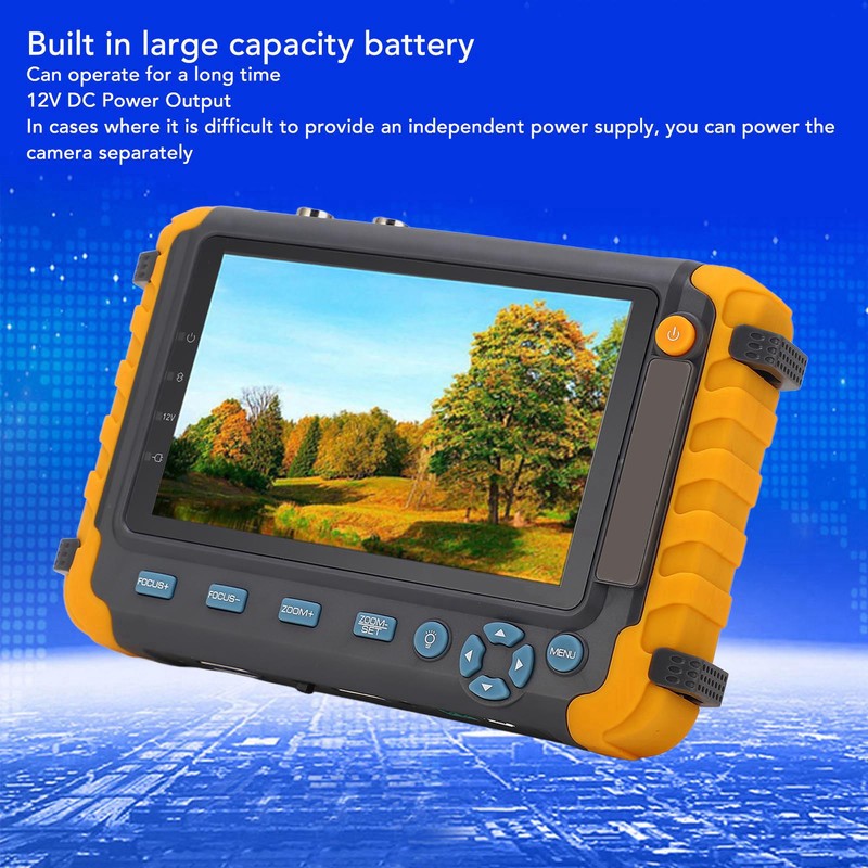 CCTV Camera Tester 8MP 5 Inch Screen VGA HD Multimedia