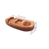 CHILDWEET 1 Set Wooden Egg Display Stand Natural Wood Egg