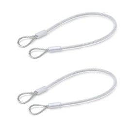 Ganter Normelemente GN 111.2-150-D-TR Stainless Steel Retaining Rope, Pack of 2, Silver, Length: 150 mm
