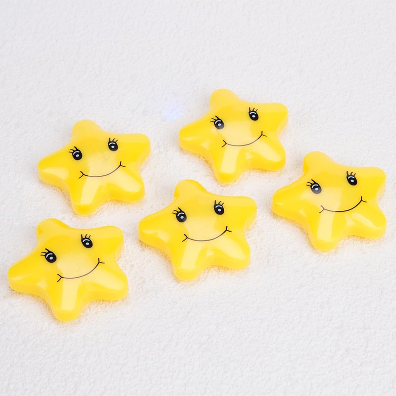 Vanki Refrigerator Magnet Presentation Whiteboard Magnetic Button Star Shape Smile