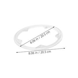 Gatuida 3pcs Bicycle Sprocket Cover Chainring Guard for Road Mountain Folding Bikes Lightweight Transparent Plastic Protector Easy Installation Reliable Protection Against Chain Oil Dirt