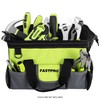 FASTPRO 13-inch Wide Mouth Tool Bag, Multi-pocket Tool Organizer with