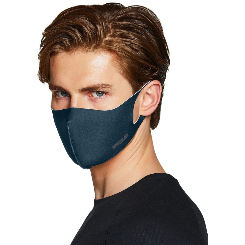 TSLA Men & Women's Copper Infused Face Mask, Washable Reusable