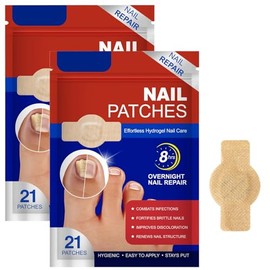 2PCS Parches De Cuidado Para Las Uñas,Parche Reparador de Uñas
