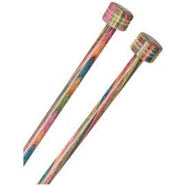 KnitPro KP20234 30 cm x 5 mm Symfonie Single Pointed Needles, Multi-Color