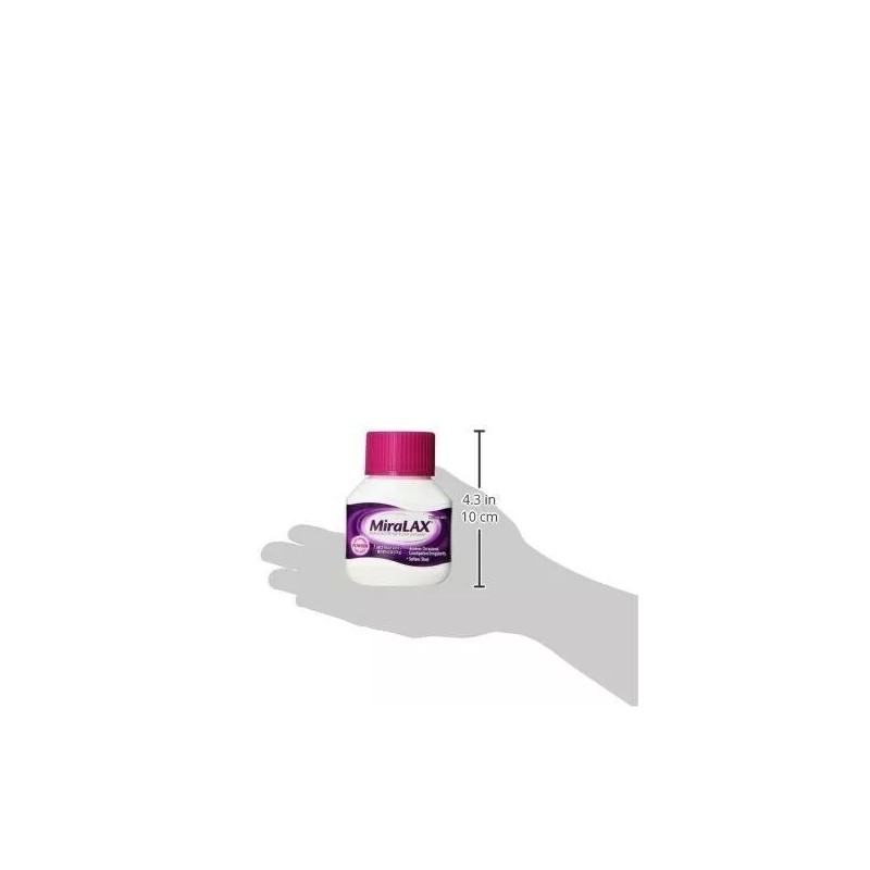 Miralax Laxative Powder Relieves Occasional Constipation Unflavored 4.1 oz 41100820761