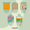 Composty® | 'Pop-Up' Eco Sponges | 6 Pack | Compostable