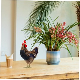 Milisten Simulation Chicken Model Chicken Toy Fake Hen Decor Hen Ornaments Simulation Chicken Decor Fake Chicken Decor Simulation Hen Ornament Small Animal Sculpture Fake Hen Ornament