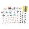 1400 Pcs Set Electronic Components Metal Film Resistor Ceramic Electrolytic