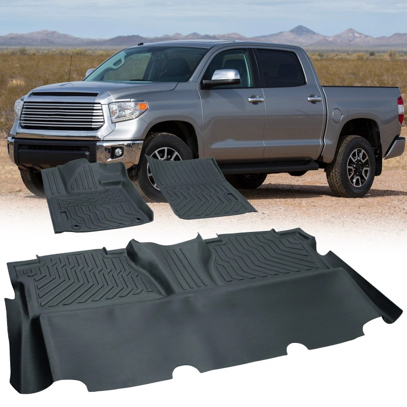 flysak-autoparts Tapetes Para Autos Coche De 2014-2021 Toyota Tundra Crew