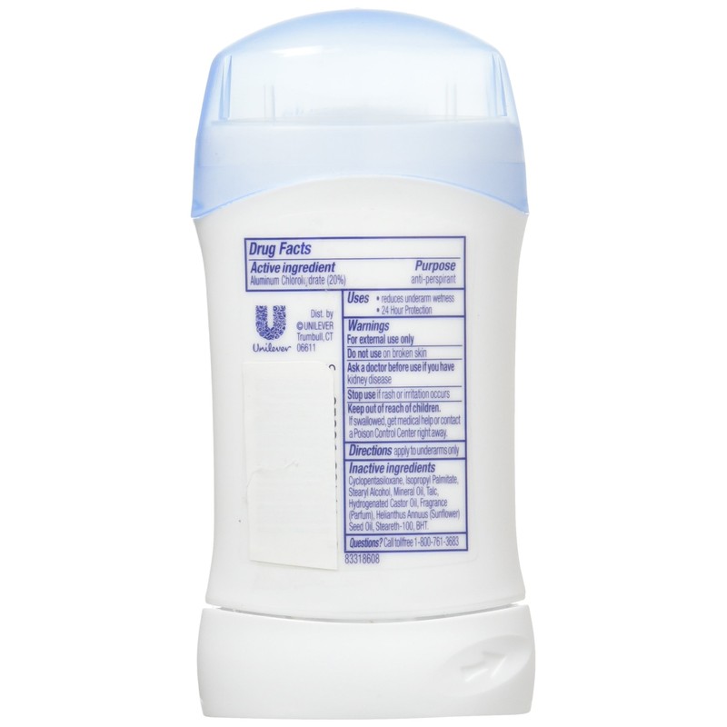 Dove Deodorant Powder Invisible Solid 1.6oz (2 Pack)