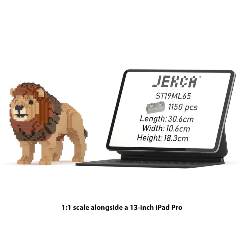 JEKCA Lion 03S | Animal Plastic Building Blocks | Age