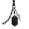 Milkwave Milk Wave Ebling Link Chain Keyring (Leather Tag Full