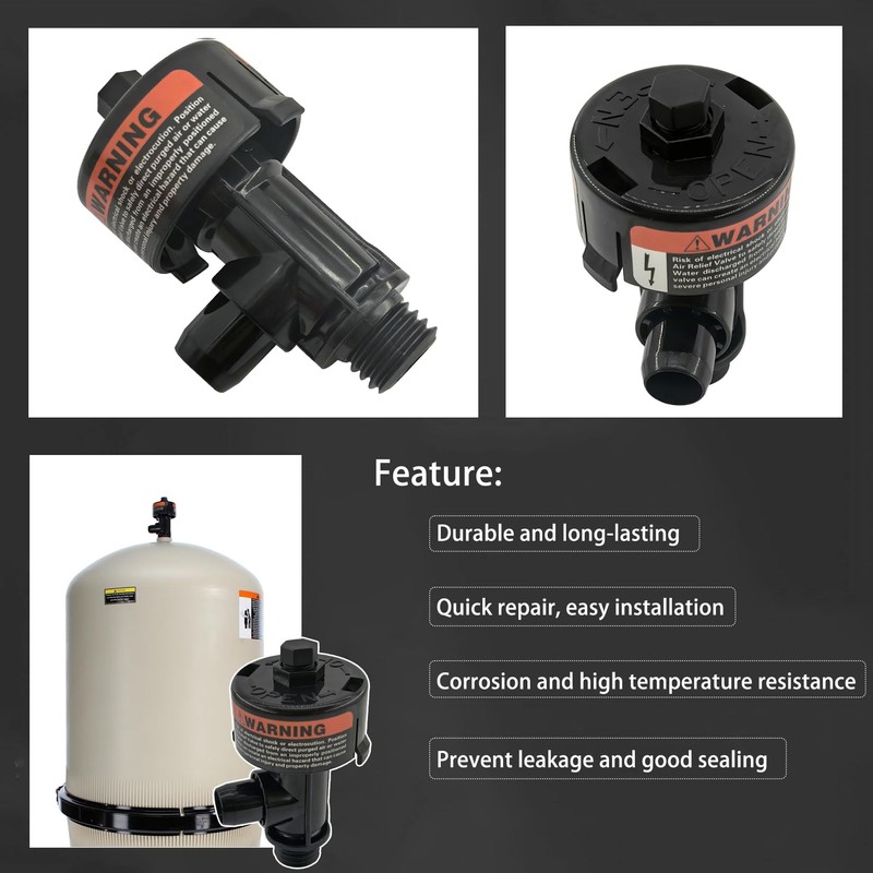 Dicsley 98209800 98209803 Manual Air Relief Valve with Pressure Gauge