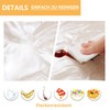 Tayuvira PVC Transparent Tablecloth, 0.13 mm, Washable, Waterproof, Greaseproof, Table