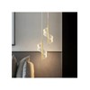 Ausale Acrylic Hanging Light for Bedroom Bedside, Modern Simple Led
